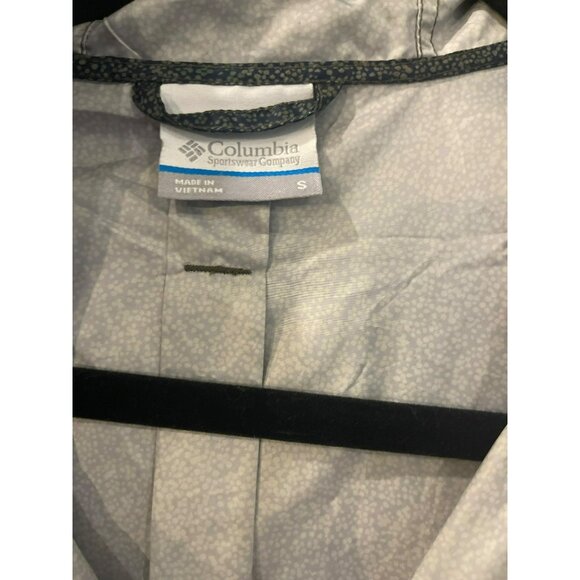 Columbia Flash Forward Windbreaker Size Small Black Patterned Jacket Womens - Picture 4 of 4